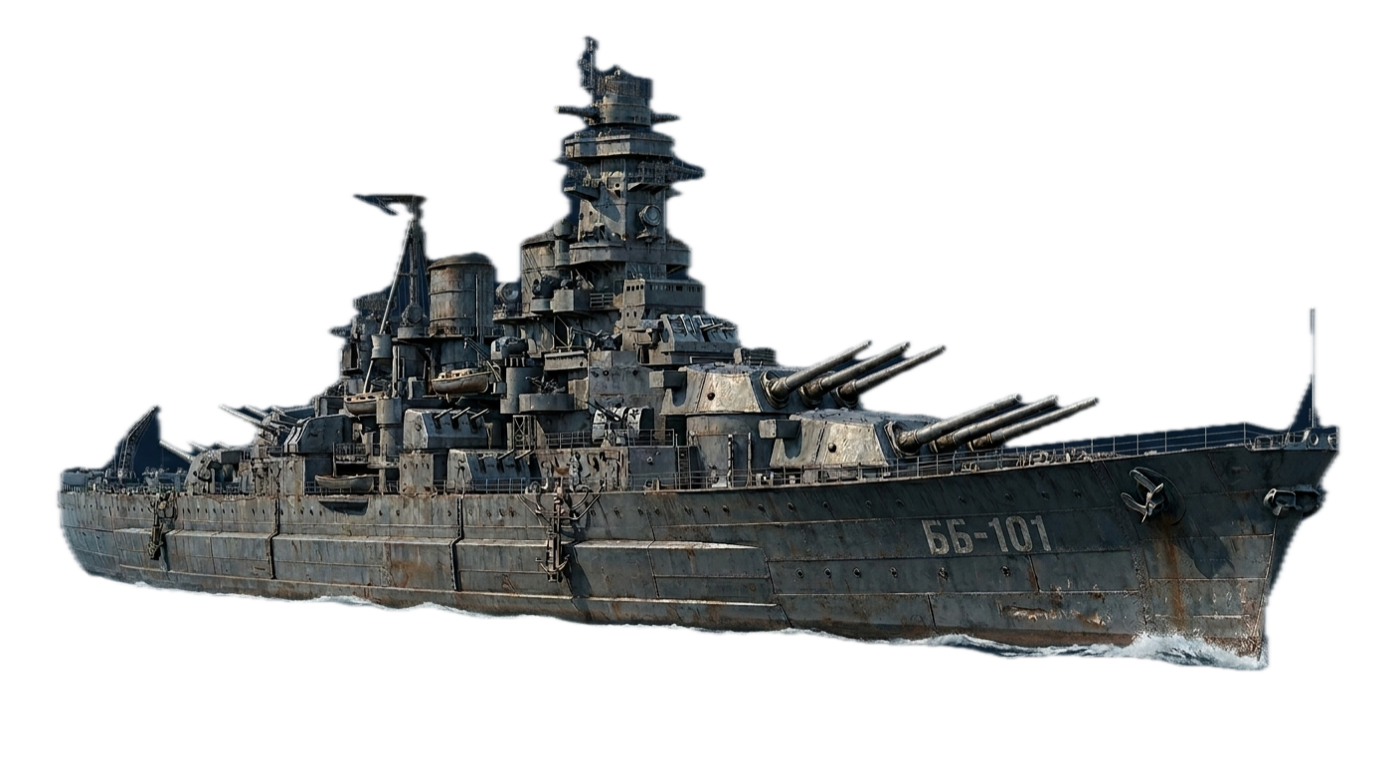 Ocean Strike battleship BB-101 at sea